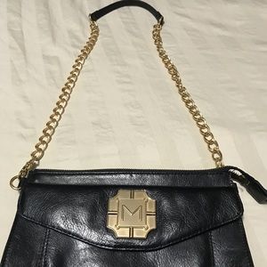 Monet Black Shoulder Purse